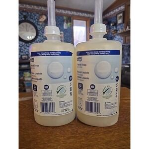 Tork Premium Extra Mild Liquid Soap-Unscented-1 Liter Bottle-TRK400011 Lot Of 2